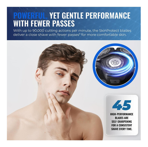 Philips Electric Shavers For Men, Recargable Rasuradora Con