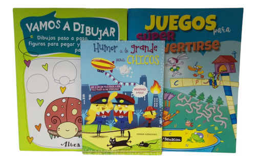 Juegos Y Humor - Pack X 3 Libros 