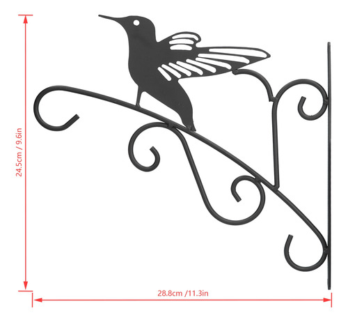 Soporte Decorativo Para Plantas Colgantes Montado En La Pare