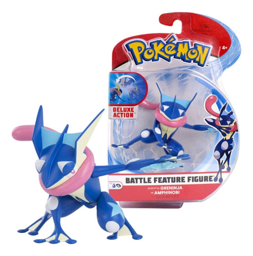 Pokemon 4.5  Battle Feature Figure - Greninja , Blue