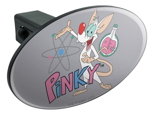 Grafico Ma Pinky The Brain Character Oval Tow Remolque Plug