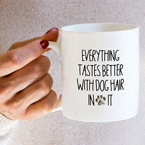 Taza Divertida Retreez, Todo Sabe Mejor Con Pelo De Perro, A