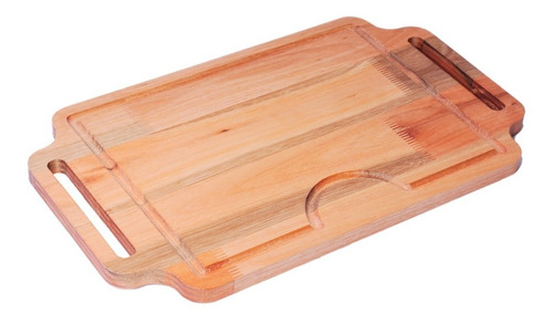 Bandeja Madera Rectangular Con Asas Bbq-grill 47x29cm