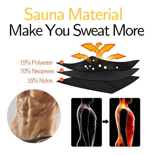 Chaleco De Sudor Sauna Para Hombre, Reductor De Cintura