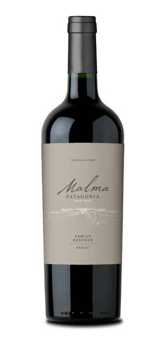 Imagen 2 de 4 de Malma Reserva De Familia Merlot 750 Ml X6