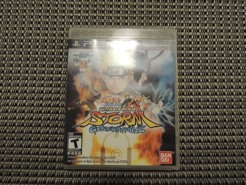 Naruto Shippuden Ultimate Ninja Storm Gen Ps3 Con Cartas (Usado)