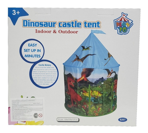 Carpa Castillo Dinosaurios Infantil Casita Niños