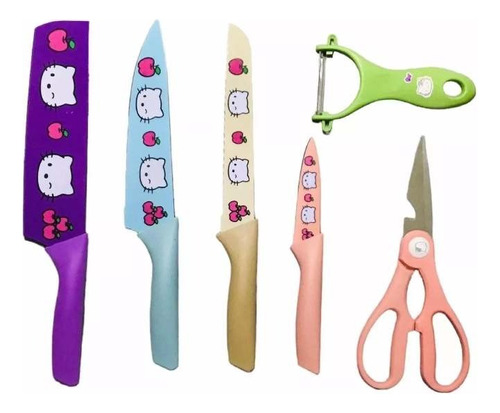 Set Cuchillos Hello Kitty