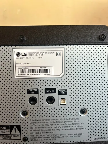 LG Xboom Rnc5 500w (Usado)