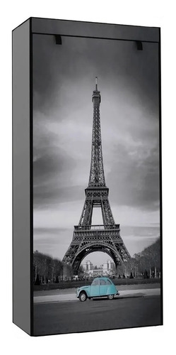 Imagen 2 de 2 de Zapatera Para 24 Pares 8 Repisas Closet Armable Diseño Paris