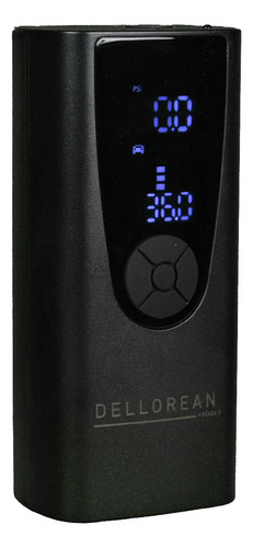 Mini Compresor Inflador Dellorean Automatico Moto Auto Usb Color Negro Fase Eléctrica Monofásica