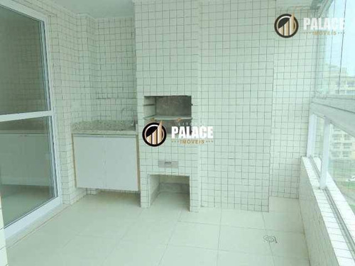 Apartamento Com 2 Dormitórios À Venda, 93 M² Por R$ 420.000,00 - Vila Guilhermina - Praia Grande/sp - Ap1565