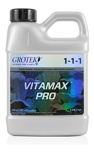 Grotek Vitamax Pro 500 Ml. Estimulador De Raíces, Aqua Live