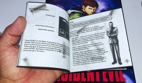 Resident Evil Survivor Ps1 Patch Midia Preta+manual+pôster