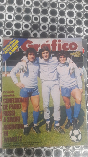 El Grafico 3162 13/5/1980 Paolo Rossi Argentina En Wembley (Usado)