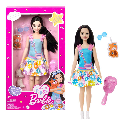 My First Barbie Muñeca Preescolar Renee Con Cuerpo Suave
