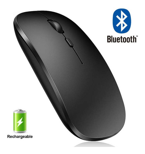 Mouse Bt Y Usb  Recargable ( Ergonómico Y Silencioso)