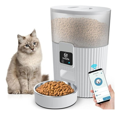 Alimentador Automático De Comida Para Perros/gatos De 3.5 L 