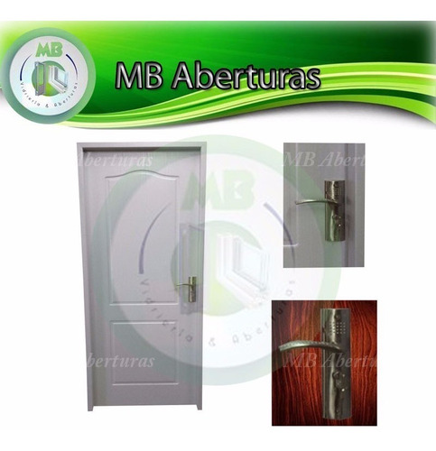 Imagen 3 de 5 de Puertas De Interior En Mdf Con Terminación En Pvc