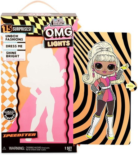 Lol Surprise Omg Lights Speedster Fashion Loira 15 Surpresas
