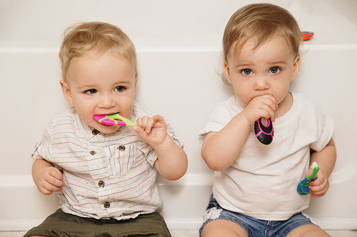 Farber Niño Del Bebé Del Cepillo De Dientes, 0-2 Años - Púrp