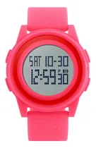 Comprar Reloj Unisex Skmei 1206 Sumergible Digital Alarma Cronometro Color De La Malla Rosa