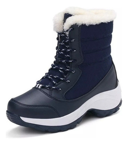 Botas De Nieve For Mujer Forradas Con Felpa Artificial2