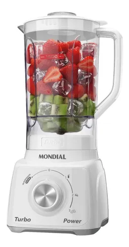 Liquidificador Turbo Power Mondial 550W L-99 WG