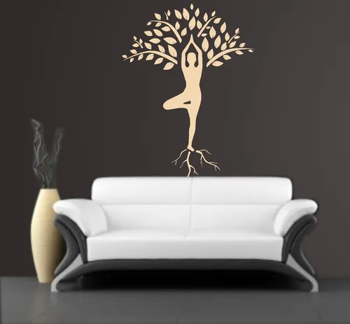 comprar Vinilo Yoga Arbol De La Vida  Wall Sticker