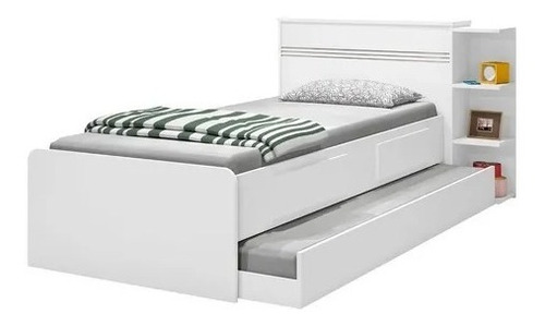 Cama Marinera Premium + Baul + Cajones + Repisa + Respaldo