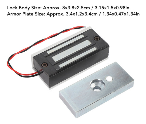 Cerraduras Magnéticas Electro Lock, 60 Kg, Fuerza De Retenci