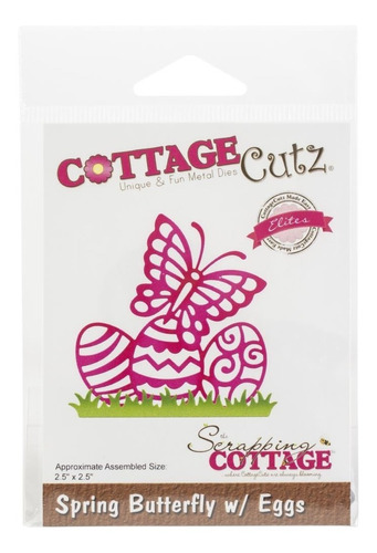 Cottage Cutz Dies Spring Butterfly W/eggs