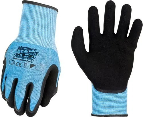 Guantes De Trabajo Azules De Alta Visibilidad Talla Chica