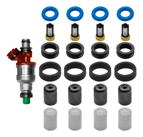 Kit Para Inyector Empaques Toyota, Honda Mitsubishi 4juegos