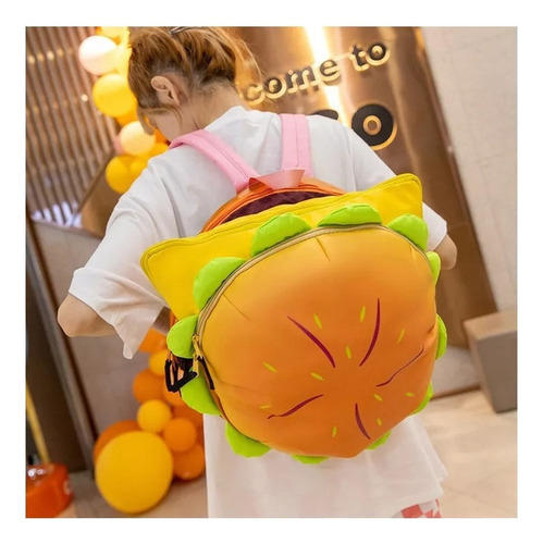 Y Mochila Mochila Dibujos Animados Hamburguesa Con Queso