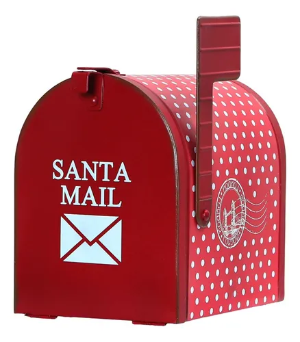 Buz n Decorativo Navide o Rojo blanco 20 X 15 Cm Dear Santa