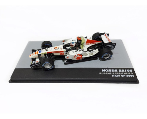 Miniatura Honda Ra106 Rubens Barrichello 2006 Lendas F1 1/43