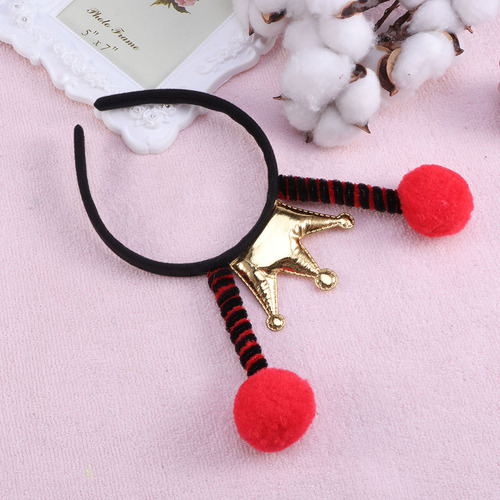 1 Diadema Con Tentáculos Rojos Para El Cabello, Novedoso Cos