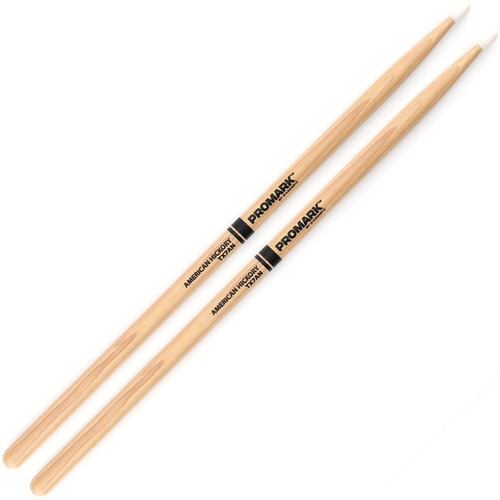 Promark Tx7an Baquetas Bateria 7a Hickory Punta Nylon Par 