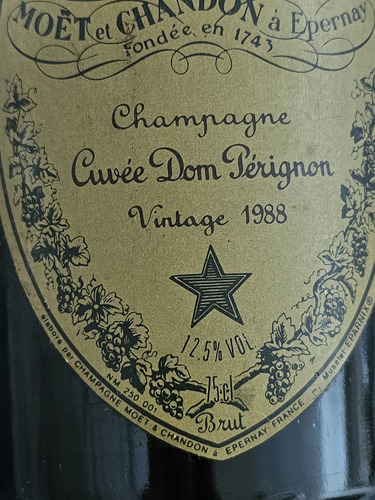 Champagne Dom Perignon 1988