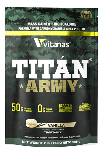 Titan Army X2 Lbs - Ganancia De Masa Muscular Maxima !!