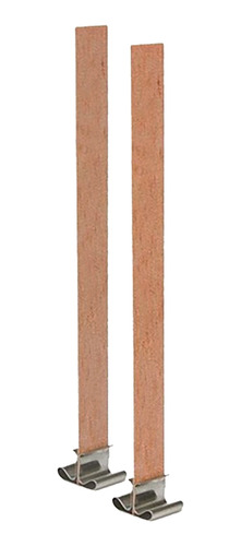 Pavios De Madeira Para Velas Artesanais 13 Cm (30 Unid)