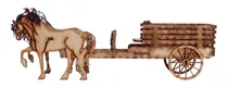 Comprar 12 Centros De Mesa Carreta De Caballos Xv Años Norte Cm03