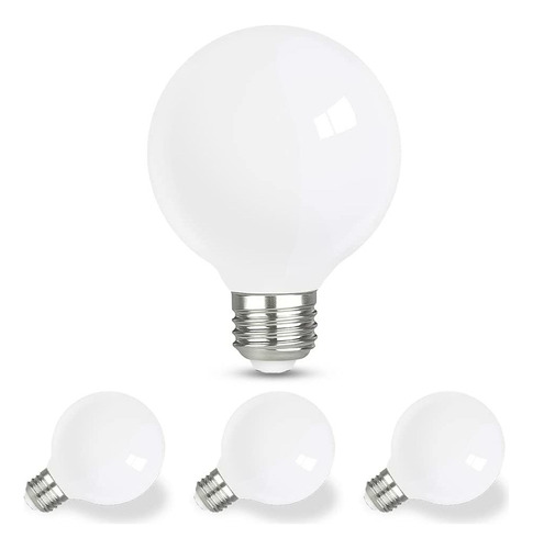 Bombilla Led Edison G25(g80) De 5,5 W, Blanco Suave 2700 K,