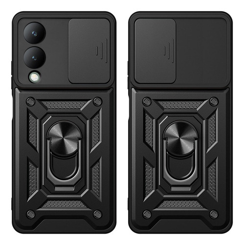 Zt Funda Trasera Rígida Prueba Golpes Para Vivo Y17s Slide