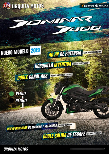 Imagen 19 de 22 de Bajaj Dominar 400 Urquiza Motos 0km Nuevo Modelo!