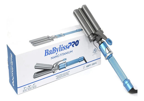 Rizador Babyliss Pro Nano Titanium Triple Barril