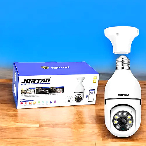 Câmera Lampada Espiã Wifi Giratória 360o Yoosee Jt-8177 Branco