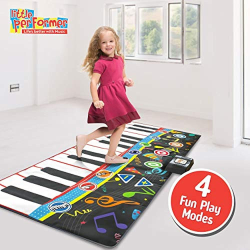 Tapete De Baile Para Piano Little Performer Para Niños | 24 