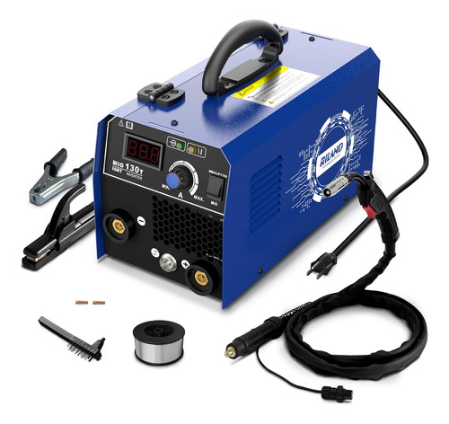 Riland 130a Mig Welder, 3-in-1 Flux Core Welder, Mig/lift T.